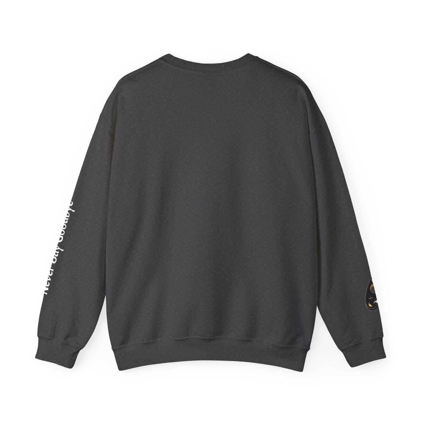 "Never Say Goodbye" Ouija Planchette Unisex Heavy Blend™ Crewneck Sweatshirt by Pale Raven Official