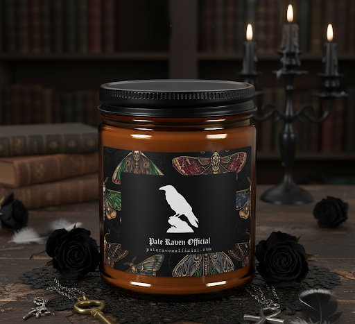 Pale Raven White Sage and Lavender Scented Soy Candle 9oz