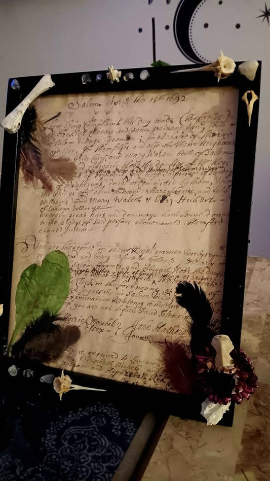 🖤🌱 STUNNING SALEM WITCH TRIALS REPLICA - ARTISAN CRAFTED SPIRITUAL PIECE 💫 Belladonna Collection