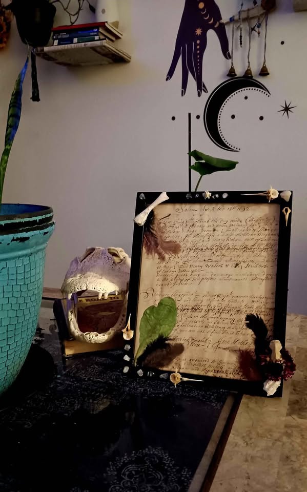🖤🌱 STUNNING SALEM WITCH TRIALS REPLICA - ARTISAN CRAFTED SPIRITUAL PIECE 💫 Belladonna Collection